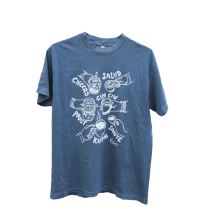 Faded Navy Cheers Tshirt